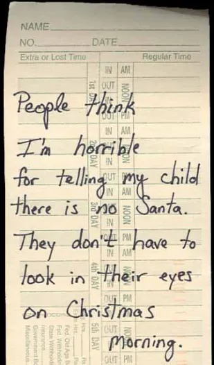 PostSecret Holiday Story